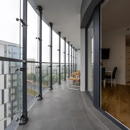 Wola - 9th Floor With Balcony - By Rentujemy Appartement *
